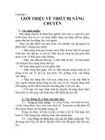 bài giảng môn học máy nâng chuyển, chương 1 pot