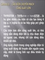 Chương 5: Cấu kiện chuyển mạch công suất lớn pptx