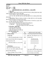 Giáo án TD 6 Tuần 6