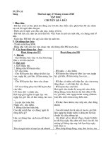 Giáo án lớp - Tuần 32 -CKTKN - 2010