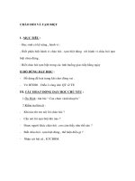 Bài giảng Đạo đức lớp 1 - CHÀO HỎI VÀ TẠM BIỆT potx