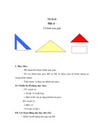 Giáo án Mỹ thuật lớp 1 - Vẽ hình tam giác pdf