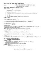 de on tot nghiep moi nhat