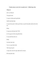 Cấp giấy phép xả nước thải vào nguồn nước docx