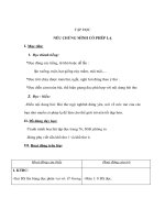 Tiếng Việt lớp 4 - TẬP ĐỌC - NẾU CHÚNG MÌNH CÓ PHÉP LẠ potx