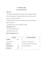 Giáo án TNXH lớp 3 - TRƯỜNG HỌC pptx