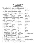 Đề KTHK 2 có đáp án