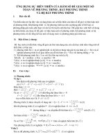 ung dung dao ham giai pt, bpt, he pt