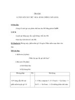 Tin học lớp 4 - ÔN TẬP: LUYỆN GÕ CÁC CHỮ HOA- BẰNG PHÍM CAPS LOCK pptx