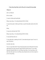 Công chứng Hợp đồng chuyển đổi quyền sử dụng đất nông nghiệp pptx