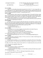 HSG hóa - 9- 2010 - Vĩnh Phúc