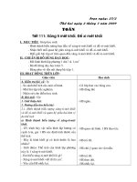 Tiết: Xăng ti mét khối, đề ci mét  khối