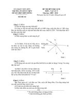 đề thi vật lí 9 cực hot