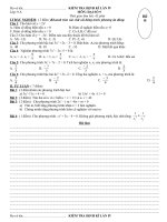 đề kiểm tra định kì lần 4- đs 9