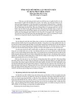 tính toán mô phỏng lan truyền chất   sử dụng phần mềm ansys