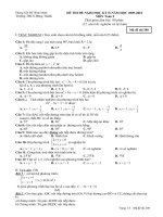 Đề thi đề nghị HK2 Toán 9 đề 2