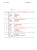 giáo án lớp 2 tuần 31