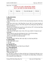 Giáo án Hình 9 Kỳ II