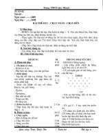 Giáo án TD 8 Tuần 2