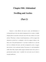 Chapter 044. Abdominal Swelling and Ascites (Part 2) pps