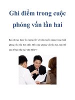 Ghi điểm trong cuộc phỏng vấn lần hai pdf