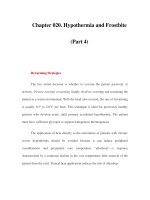 Chapter 020. Hypothermia and Frostbite (Part 4) pot