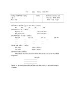 DE THI MON TOAN LOP 1 HOC KI 2