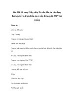 Sửa đổi, bổ sung Giấy phép Tư vấn đầu tư xây dựng đường dây và trạm biến áp có cấp điện áp từ 35kV trở xuống ppt