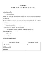 Giáo án đạo đức lớp 1 - GIỮ GÌN SÁCH VỞ, ĐỒ DÙNG HỌC TẬP (tiết 1) pptx