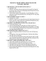 nội dung thi bé thông minh