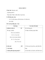 Bài giảng Toán lớp 3 - BẢNG NHÂN 9 pps