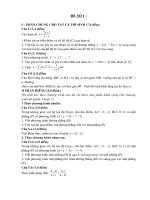 Đề thi thử thpt môn toán doc