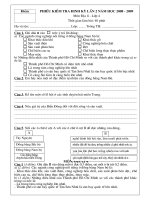 Đề+ĐA KT cuối kì 2- Địa lý 4