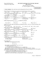 Đề thi đề nghị HK2 09-10 Toán 9 đề 2