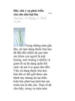 Hãy chú ý sự phát triển của sâu năn hại lúa pps