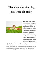 Thời điểm nào nắn răng cho trẻ là tốt nhất? pot