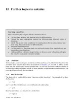 Basic Mathematics for Economists - Rosser - Chapter 12 ppsx