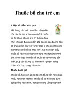 Thuốc bổ cho trẻ em docx