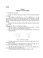 Chương 5: Cặp ghép và đồ thị hai phần pdf