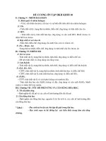 ĐỀ CƯƠNG 10 HKII