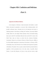 Chapter 026. Confusion and Delirium (Part 3) pptx