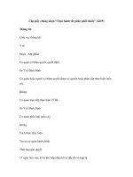 Cấp giấy chứng nhận “Thực hành tốt phân phối thuốc” (GDP) ppt