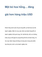 Một bó hoa hồng… đáng giá hơn hàng triệu USD doc