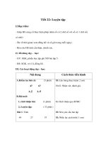 Giáo án Toán lớp 3 - Luyện tập doc