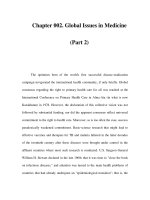 Chapter 002. Global Issues in Medicine (Part 2) pps