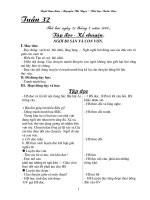 Giao an lop 3- tuan 32