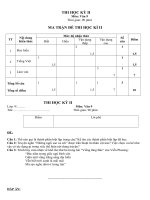 Đề thi Học kỳ II môn Ngữ Văn khối 9_1