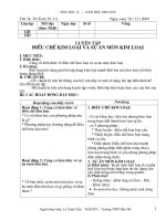 GA Hóa 12 - Tiết 38,39 (Tuần 20,21)