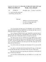 Công văn lập dự toán điều chỉnh 6 tháng cuối năm