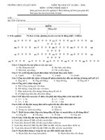 đề cương ôn thi học kỳ II môn Công nghệ 9.doc